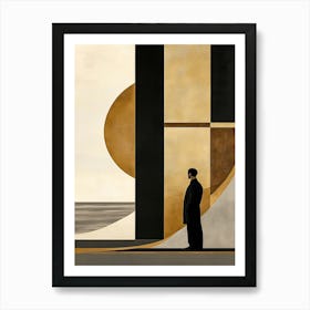 'A Man In A Suit' Art Print