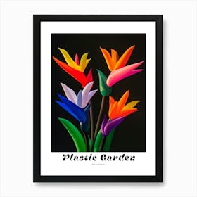 Bright Inflatable Flowers Poster Bird Of Paradise 1 Art Print