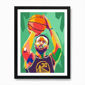 Stephen Curry Art Print