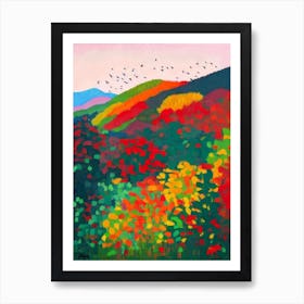 Cat Ba National Park 1 Vietnam Abstract Colourful Art Print