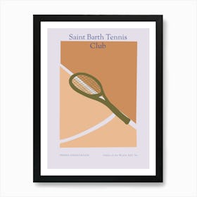 Racket Club Art Print