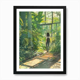 In The Garden Lewis Ginter Botanical Garden Usa 1 Art Print