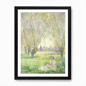 Woman Seated Under The Willows (1880), Claude Monet Art Print