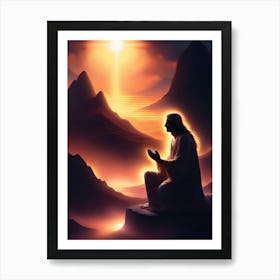 A wise man Art Print