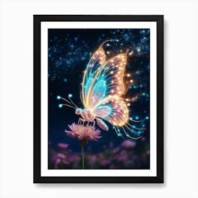 Fairy Butterfly Art Print