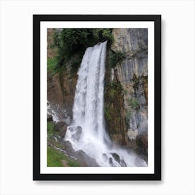 Switzerland Waterfall Art Print