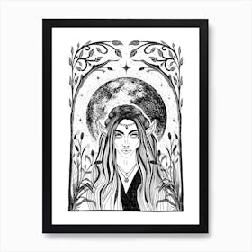 Woodland Witch Art Print Art Print