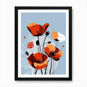 Poppies 81 Art Print