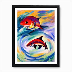 Requiem Shark Matisse Inspired Art Print