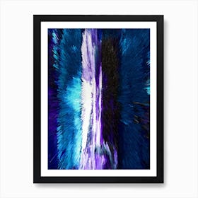 Acrylic Extruded Painting 90 Art Print