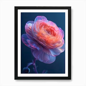 Peony Flower 14 Art Print