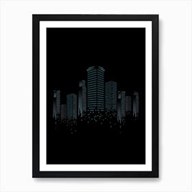 City Skyline Art Print