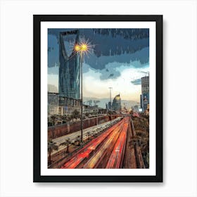 City Of Riyadh Saudi Arabia Art Print