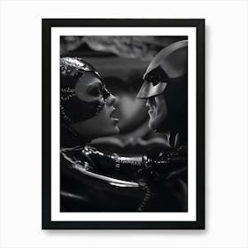 Michelle Pfeiffer Michael Keaton Classic Movie Art Print