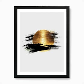 Golden Sunset Art Print