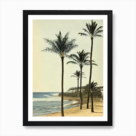 Bateau Bay Beach 2 Australia Vintage Art Print