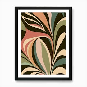 Abstract Swirls Art Print