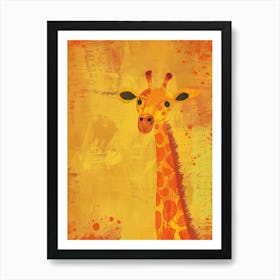 Giraffe Canvas Art 8 Art Print