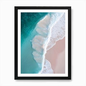 Aerial View Of A Beach 41 Art Print