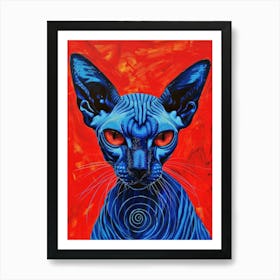 Sphynx Cat 13 Art Print