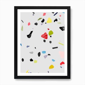 Painted Terrazzo 1 Art Print