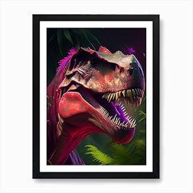 Tyrannosaurus Rex 4 Illustration Dinosaur Art Print