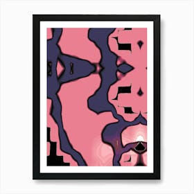 Psychedelic Abstract Painting Art Print