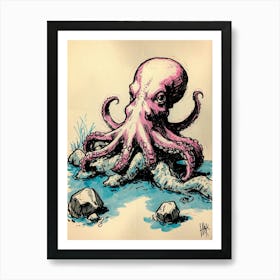 Octopus 8 Art Print