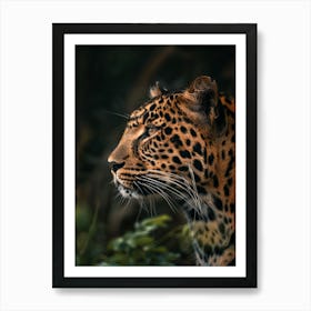 Leopard In The Forest 1 Art Print