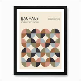 Mid Century Bauhaus Art Print