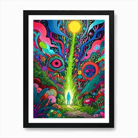 Psychedelic Art 3 Art Print