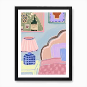 Room With A Lamp Art Print