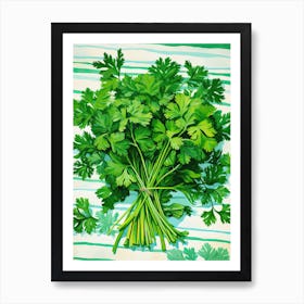 Parsley Summer Illustration 1 Art Print