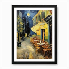 Cafe Terrace At Night Van Gogh Art Print 2 Art Print