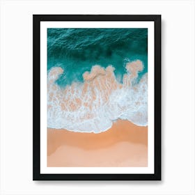 Aerial View Of A Beach 94 Art Print