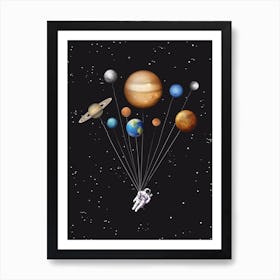 Space Traveller Art Print