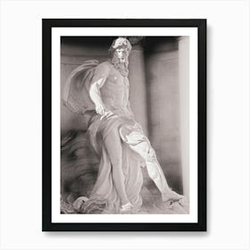 Trevi (the statue of Oceanus by Pietro Bracci, the Trevi Fountain. Roma Narrative series by Michael Banifatov) Art Print