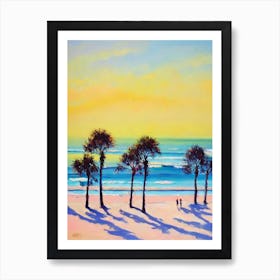 Cottesloe Beach, Australia Bright Abstract Art Print