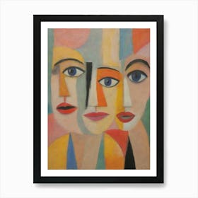 Three Faces 4 Art Print