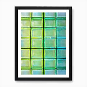 Glass Cubes Art Print