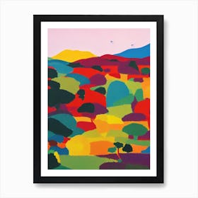 Galapagos National Park Ecuador Abstract Colourful Art Print