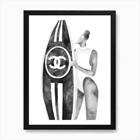 Chanel Surfboard 4 Art Print