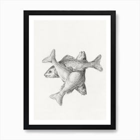 Three Fishes, Jean Bernard Art Print