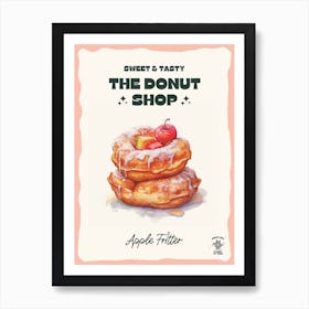 Apple Fritter Donut The Donut Shop 2 Art Print