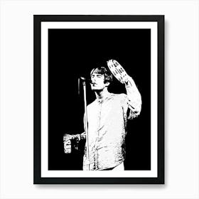 liam gallagher oasis britpop music band 25 Art Print