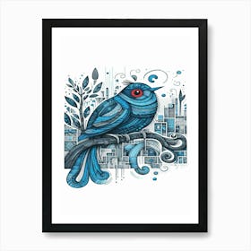 Roxy Bird In The City Art Print