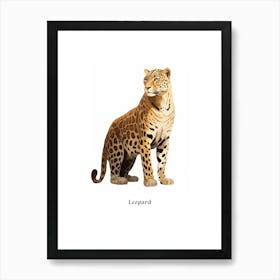 Leopard 2 Kids Animal Poster Art Print