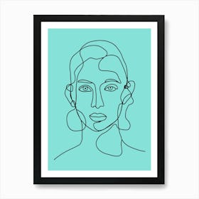 Portrait Of A Woman 2 Art Print