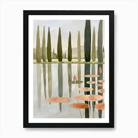 Lily Pond 1 Art Print