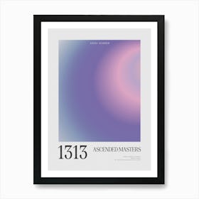 Angel Number 1313 Ascending Masters Art Print